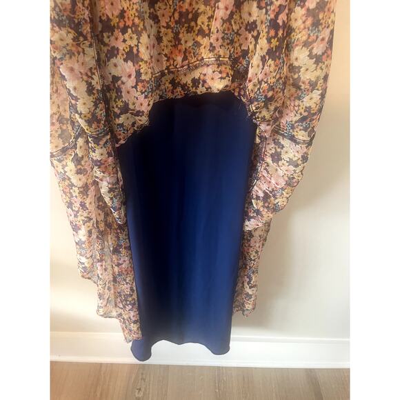 Rachel Zoe Flowy Tiered Maxi Dress Sz 8 - Picture 7 of 8